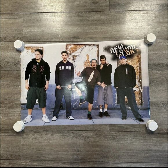Vintage New Found Glory Promo Poster 34.5X22 Y2K Funky 2003 Pop Punk - Picture 1 of 5